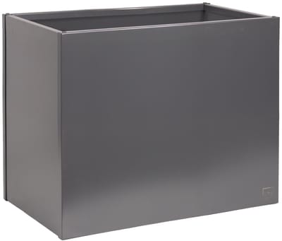 UNUS® Plantenbak Bloembak Bloempot rechthoekig 80x40x80 cm antraciet