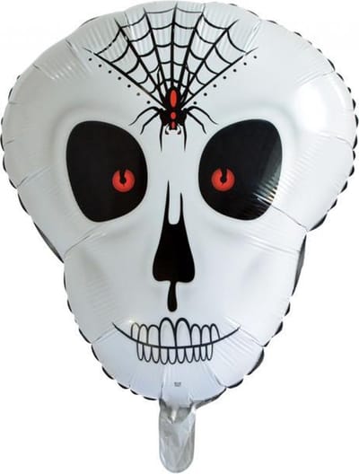 Halloween folieballon Doodshoofd