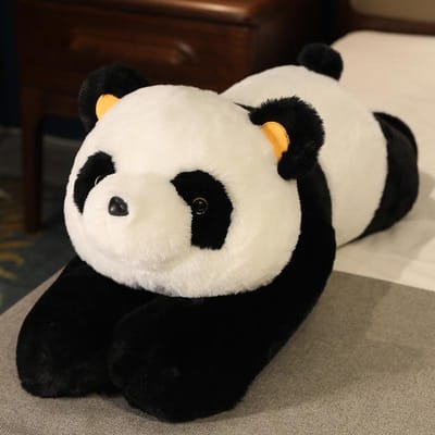 65-120cm Gigantisch Liggend Lange Arm IJsbeer Kussen Zacht Gevuld Kawaii Panda Poppen voor Bed Kussen Cadeaus 65cm
