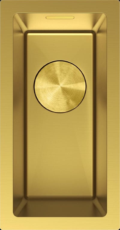 Mexen Trixo stalen spoelbak 1-komoers 230 x 440 , goud - 6411221000-55