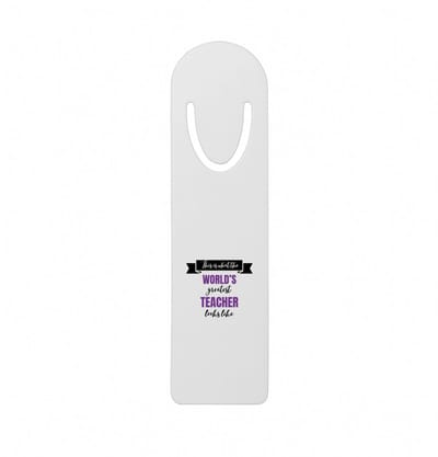 Hacebo® - Greatest teacher looks like metalen boekenlegger - Leraar - beste leraar - school - verjaardagscadeau - afscheidscadeau - kado - gift - geschenk Bladwijzer boekenleggers - 12.7 cm x 3.2cm