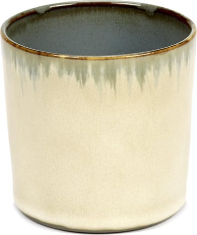 Serax Terres de Rêves Beker - Ø7,5 x H7,5 - Misty Grey / Smokey Blue - 8 stuks