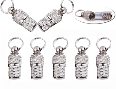 Dailygoods- ID Tag Roestvrij Staal - Huisdierlabel - Adres Naam Label - Lichtgewicht - Schokbestendig - Laag Profiel
