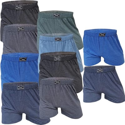 Heren Boxershorts Katoen Losse Pasvorm - Voordeelverpakking 6 of 10 Stuks