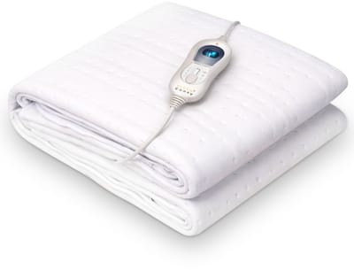 Sleep Comfy Elektrische Deken - Onderdeken met Instelbare Warmte - Wasbaar - Luxe Verwarmde - Veilig en Gezellig Beddengoed - Energiezuinig - 150x80 cm