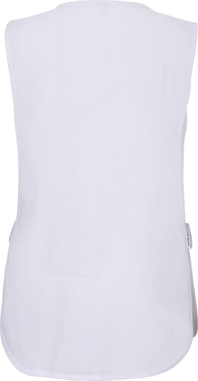 Schort/Tuniek/Werkblouse Dames XXL/3XL Kariban White 65% Polyester, 35% Katoen