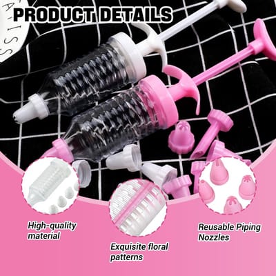 Dailygoods- Spuitmondjes set 18-delig - Professioneel spuitmondjes - Taartdecoratie - Herbruikbaar - Spuitzakken - Decoratietips - Ideaal voor koekjes en cupcakes