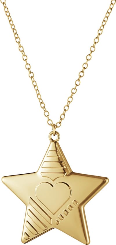 Georg Jensen Seasonal Christmas Collection 2019 Ornament Ster - Zink Legering - Goud