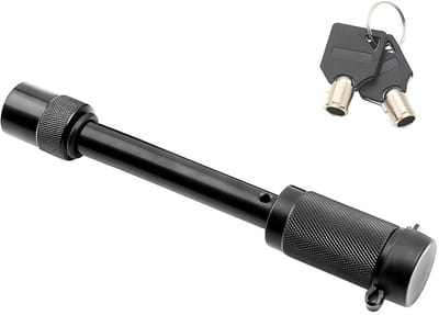 Dailygoods- Trekhaakslot Antidiefstal - Waterdicht - Compact - Veiligheidsspeld - Gelegeerd Staal - Geschikt voor 4WD Caravan - Aanhangslot