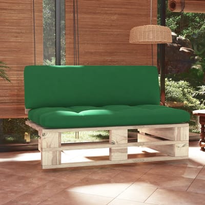 vidaXL - Tuinmiddenbank - pallet - geïmpregneerd - grenenhout