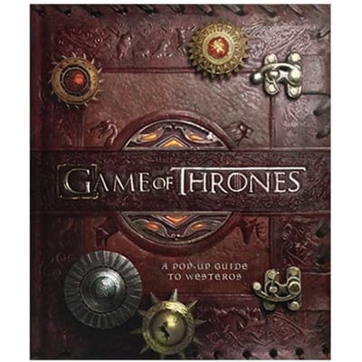 Gids Pop-Up - Game of Thrones - Westeros - 5 Uitklapbare Platen - Geïllustreerde Editie - Verzamelaarsboek