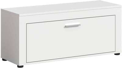 Jam kledingkast bank wit melamine - 35x100x44cm
