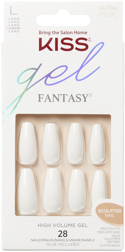 Kiss Kunstnagels Gel Fantasy L FS07C - Kunstnagels - Inclusief lijm