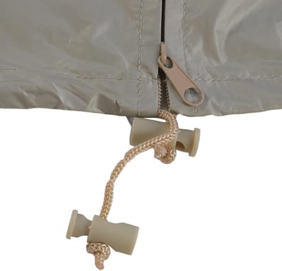 Tafeltennishoes - Beschermhoes Tafeltennis - Tafel Beschermen - Ritssluiting - 155 x 75 x 144 cm - Beige