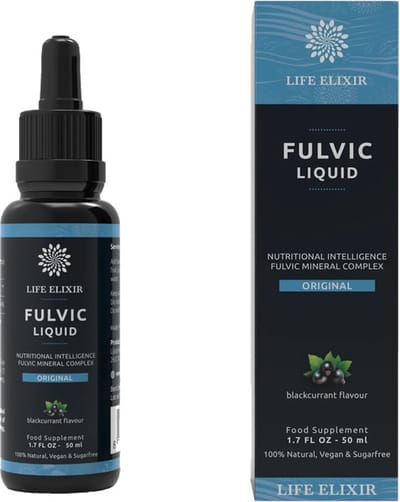 Life Elixir Fulvinezuur Bosvruchten 50 ml - Natuurlijk Fulvinezuur Supplement | Helpt bij verbeteren weerstand - Fulvic Mineral Complex met Bosvruchtensmaak – Ondersteunt immuunsysteem - Allergeenvrij