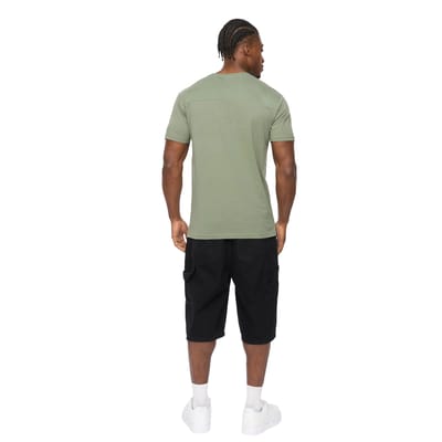 Crosshatch Mannen Portville Everyday T-Shirt (Olijfgroen)