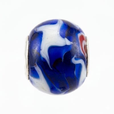 Quiges - Klei - Kraal - Bedels - Blauwe - Oceaan - Bead Past op alle bekende merken - armband