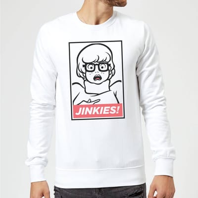 Scooby Doo Jinkies! Sweatshirt - White - S