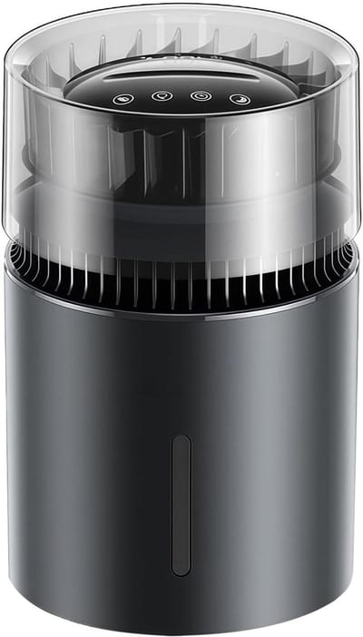 Luchtbevochtiger Luchtreiniger - Vernevelaar Ionisator - Droge Lucht Verhelpen - Geen Mist Ontwerp - 5L Tank - Grijs