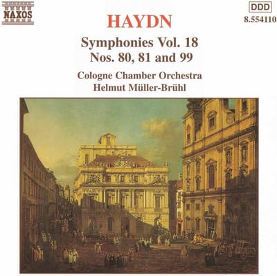 Cologne Chamber Orchestra, Helmut Müller-Brühl - Haydn: Symphonies 80:81:99 (CD)