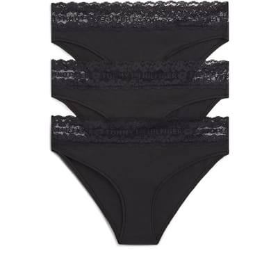 Tommy Hilfiger 3-pack Bikini Black/black/black Taglia: S | Biancheria intima Outlet | Donna | Nero