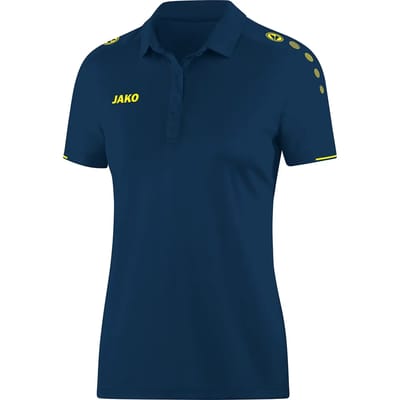 Jako Classico Polo Dames - Citroen / Nachtblauw | Maat: 34