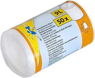 Peggy Perfect afvalzakken HDPE, 9 - 15 l, transparant