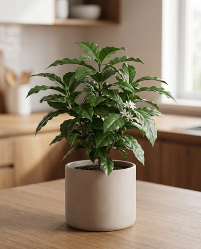 2 sets - Koffieplant Zaden Coffea Arabica Meerjarig Binnenpot 20 Stuks