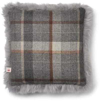 Sheepskin House - Eenzijdig Schapenvacht Kussen - LW - 52x52 cm