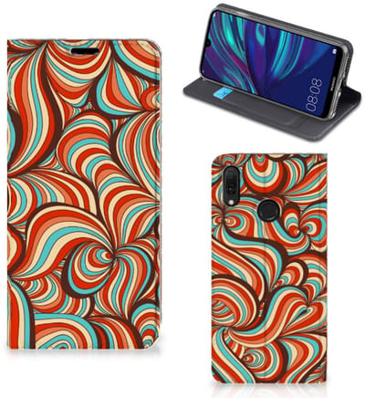 Huawei Y7 hoesje Y7 Pro (2019) Bookcase Retro