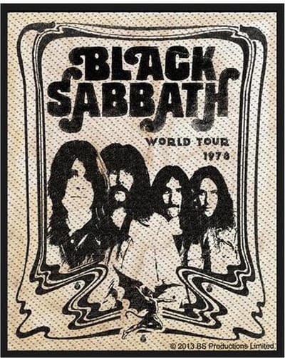 Black Sabbath - Band Patch - Creme