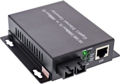 InLine® Netwerk Media Converter 10/100/1000Mb/s TP naar LWL (SC Duplex),MM, 550m