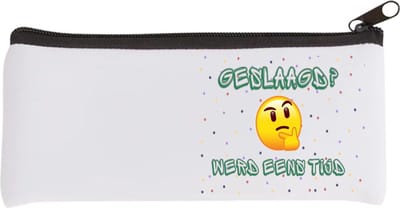 Akyol - geslaagd werd eens tijd Etui - Geslaagd - geslaagde - diploma - cadeau voor iemand die is gelsaagd - 20 bij 9 cm