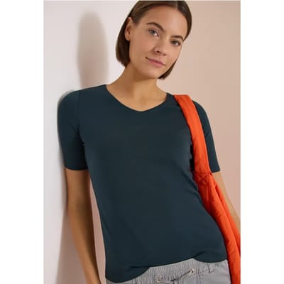 Basic katoenen shirt