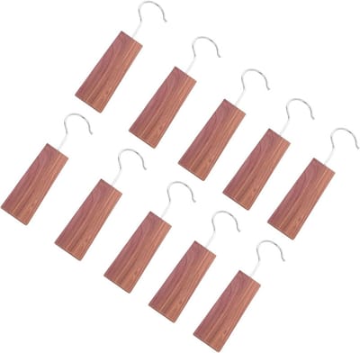 Cederhouten Blokken - Kleding Beschermers - Kast Fris Houden - Natuurlijke Geur Absorptie - 10 Stuks - Houtkleur