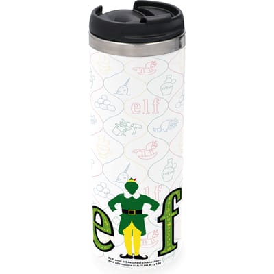 Elf Stainless Steel Thermo Travel Mug - Metallic Finish