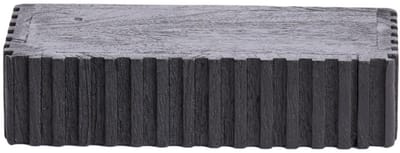 Light & Living Wandplank Gatura Mangohout, 30cm - Zwart