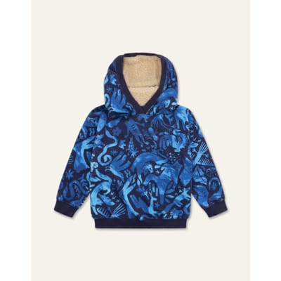 Oilily Hayo Hoody- maat104/4yr Porcelain Blauw