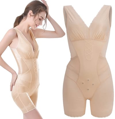 Dailygoods- Shapewear Body Shaping Jumpsuit - Corrigerend Ondergoed - Bil Lifting - Achterontgrendelingsontwerp - Professionele Stof - Verstelbare Maten - Body Shaper