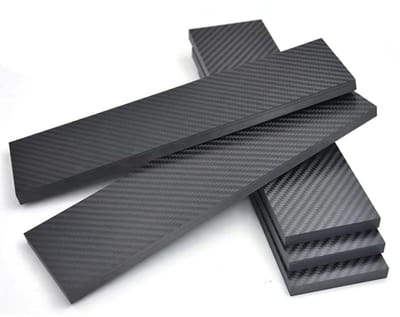 Koolstofvezel Plaat - Carbon Fiber Sheet - Modelbouw en Industrie - Hoge Hardheid Laag Gewicht - 100x250 mm - Mat
