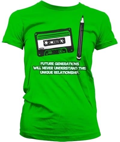 Hybris Unique Relationship Girly T-shirt voor dames, groen