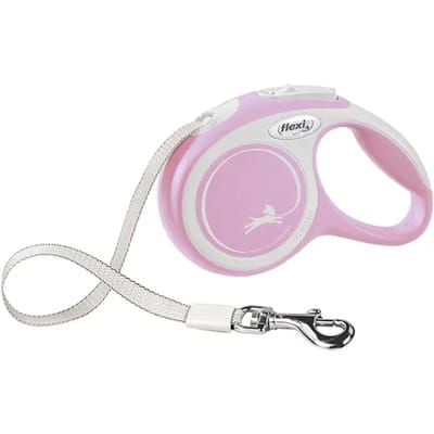 Flexi - Uitlaatriem Voor Dieren - Hond - Flexi New Comfort Lint Xs/3m Roze - 1st