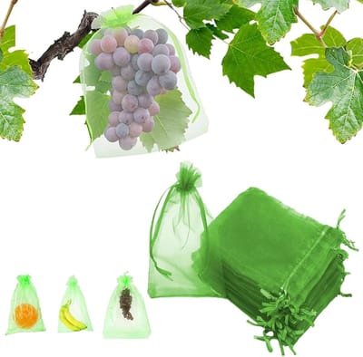 Solidchoice - 100 Stuks Tuin Beschermzakken voor Fruit tegen Vogels en Insecten