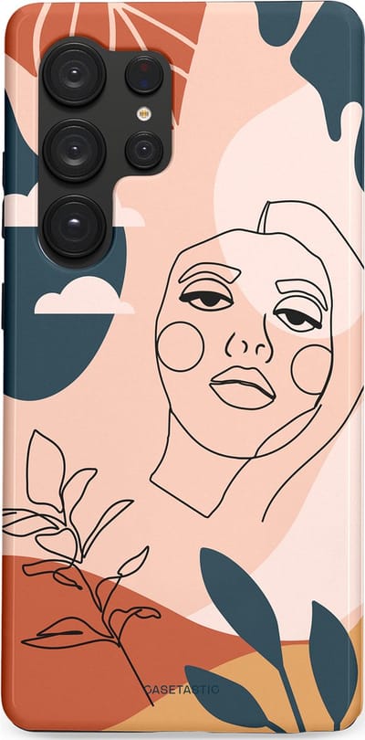 Casetastic Hoesje Geschikt voor Samsung S25 Ultra - Stijlvolle Beschermende Duo-layer Case - Zachte contour