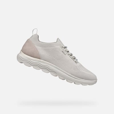 GEOX SPHERICA HEREN Sneakers - LICHTGRIJS/GRIJS - Maat 43