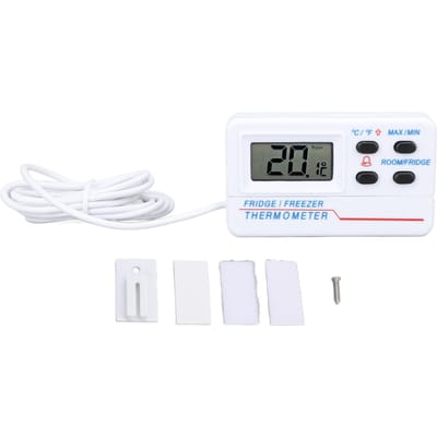 Digitale Koelkastthermometer ?50 graden Celsius tot 70 graden Celsius?58 Fahrenheit tot 158 Fahrenheit Hoge Nauwkeurigheid Digitale Vriezer Temperatuur white