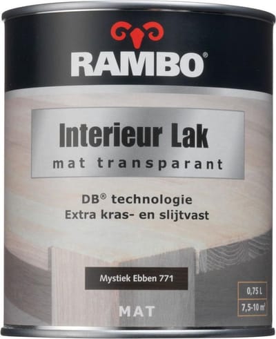 R Interieur Lak Transparant Mat 771 Mystiek Ebben