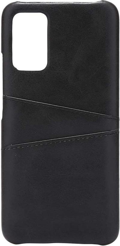 Shop4 - Poco M3 Hoesje - Harde Back Case Cabello met Pasjeshouder Zwart