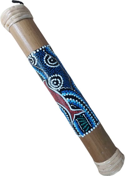 Floz Design bamboe muziekinstrument regenstok - voor kinderen en volwassenen - gaaf cadeau voor als je niet weet wat je moet geven - fairtrade en handgemaakt