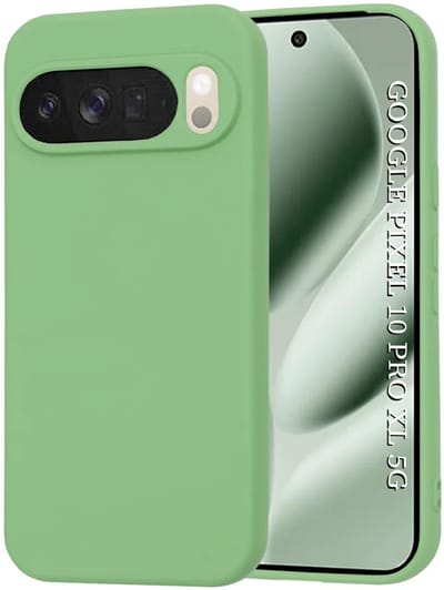 Hoesje geschikt voor Google Pixel 10 Pro XL - Techsuit Soft Flex Silicone Back Cover - Mint Green